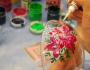 Майсторски клас на живопис на стъкло, оцветени в бои за начинаещи